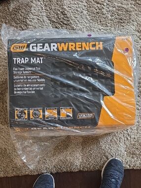 GEARWRENCH Trap Mat Tool Foam Organizer - Black & Orange